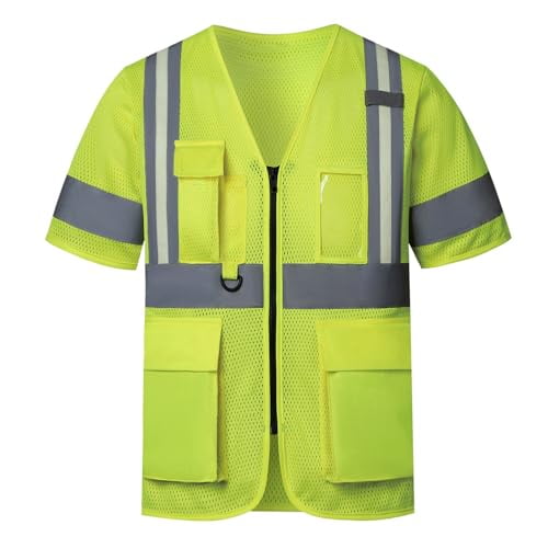 A-SAFETY 21 colors High Visibility Reflective Work Safety Vest（XS-8XL)
