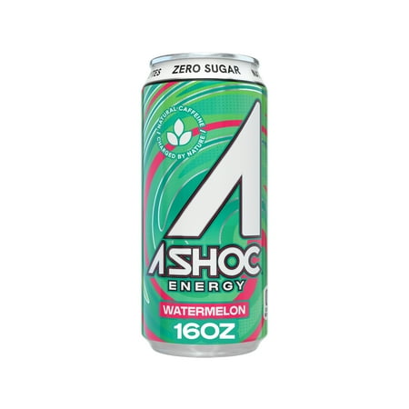A SHOC Watermelon Energy Drink, 16 fl oz can
