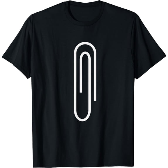 A SIMPLE PAPERCLIP -office worker supplies admin T-shirt TEE