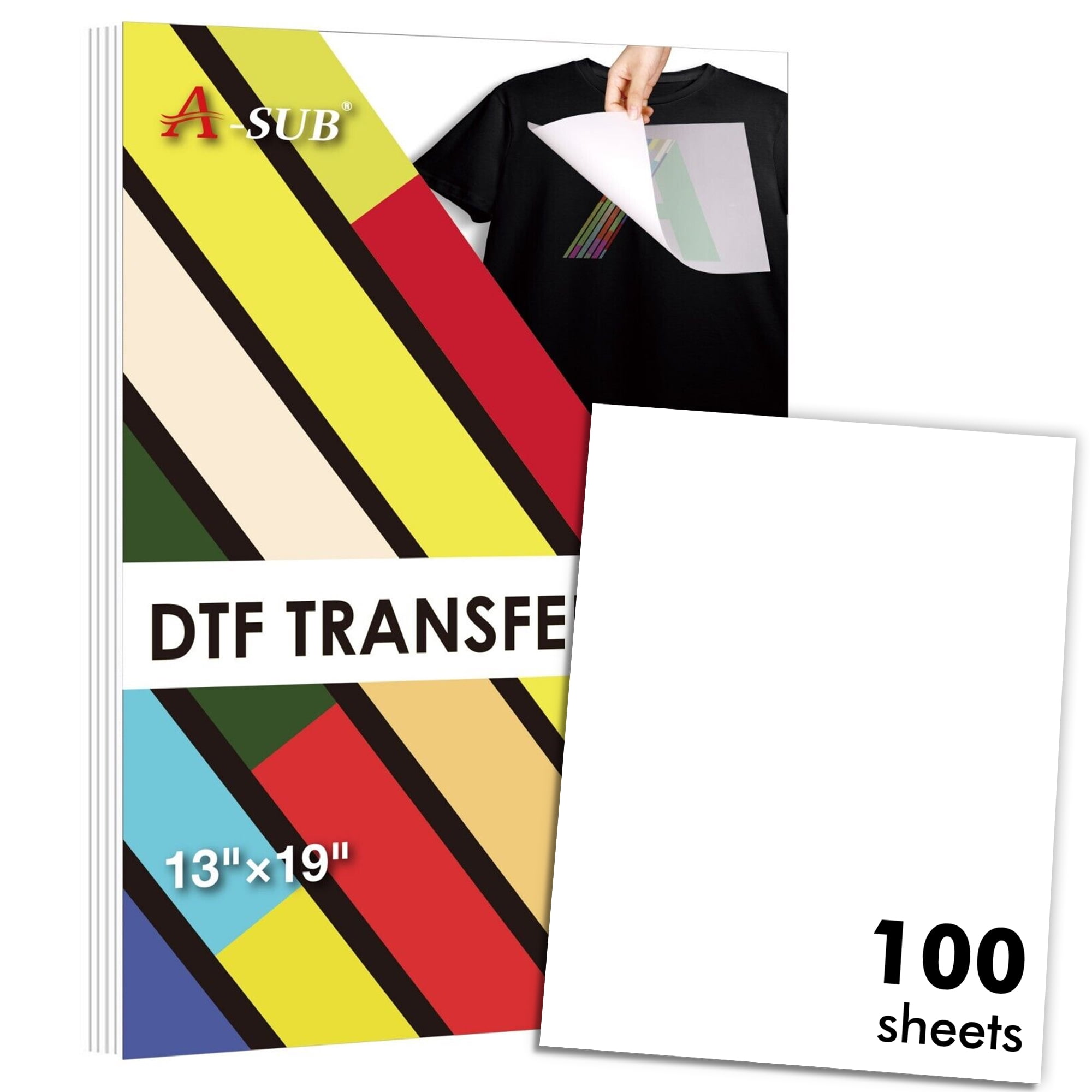 12 Sheets T-shirt Clothing Heat Transfer Film Transfer Membrane Lettering  Film 
