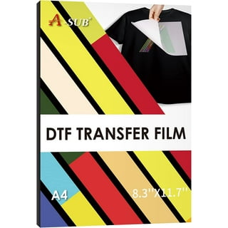 CenDale DTF Transfer Film - A4(8.3 x 11.7) 30 Sheets Double-Sided Matte  Clear PreTreat Sheets 