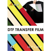 VING UV DTF Transfer Film A3 DTF Film 200 Sheets, PET Heat Transfer Paper,  11.7 x 16.5 A/B Film for UV DTF Printing, DIY Direct Print on Glass