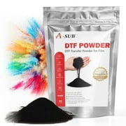 A-SUB DTF Powder Black DTF Transfer Powder for Sublimation 2.2lb Hot Melt Adhesive DTF Powder , Ideal for DTF Sublimation Transfer on Dark, Cotton Fabrics