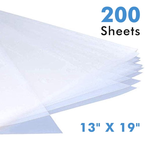 A-SUB Silk Transparency Inkjet Film, 13 x 19 Inch, Waterproof Inkjet Screen Printing Film, 200 Sheets, 2 Packs, 5Mil