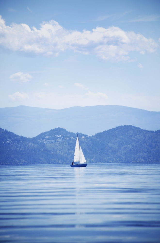A Sailboat Canvas Art - Kelly Redinger Design Pics (11 x 17)