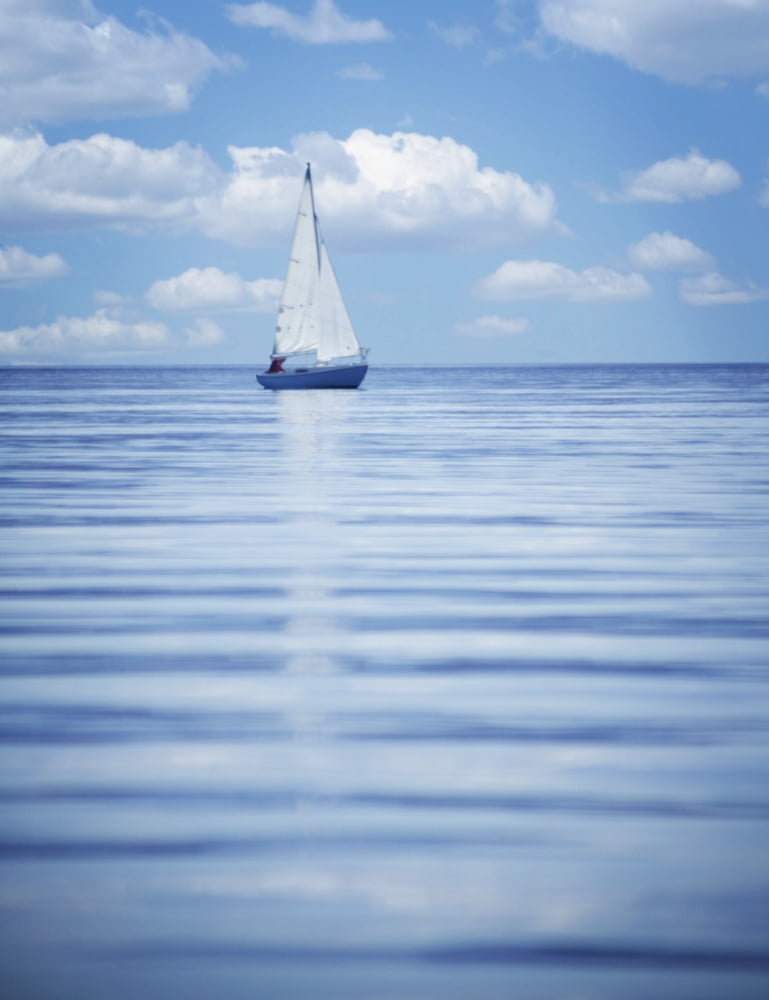 A Sailboat Canvas Art - Kelly Redinger Design Pics (24 x 32)