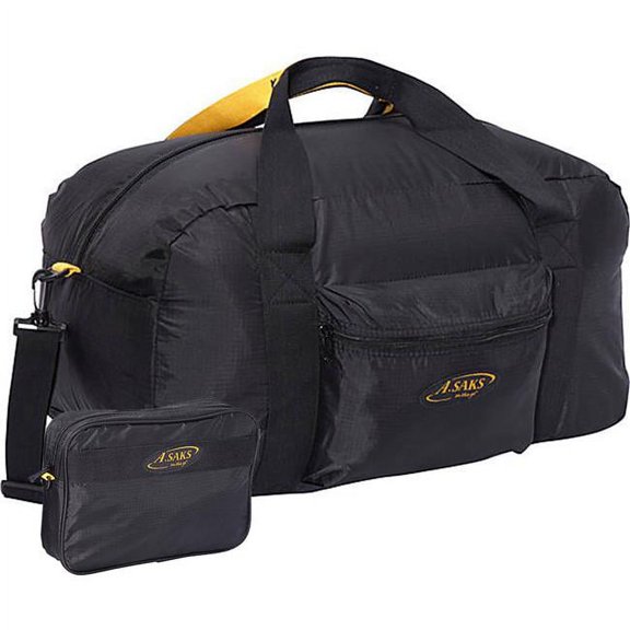A.Saks 22"Carry On Nylon Duffel Bag With Pouch