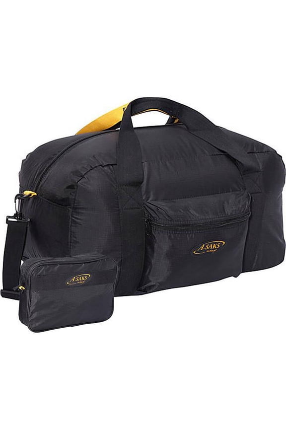 A.Saks 22"Carry On Nylon Duffel Bag With Pouch