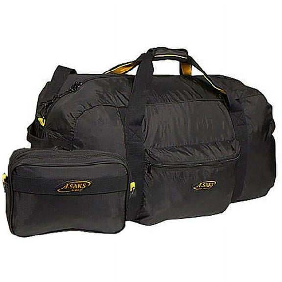A.Saks 30 Lightweight Folding Duffel w/Pouch