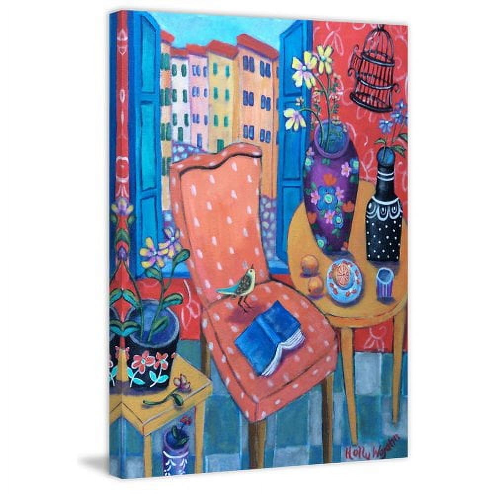 "A Salon of Many Colors" Painting Print on Canvas