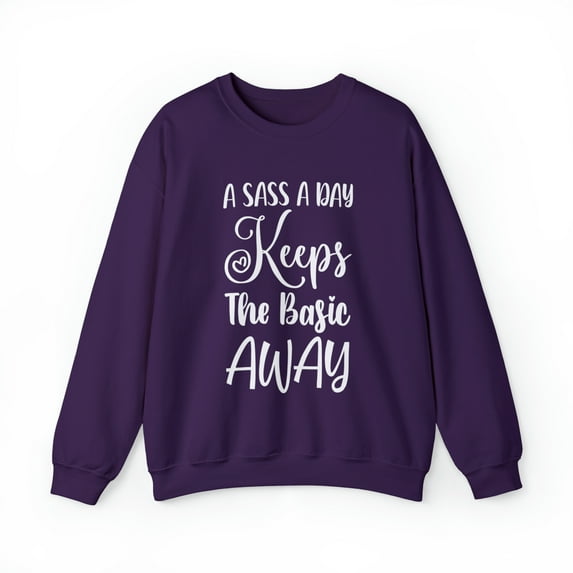 A Sass A Day Unisex Heavy Blend™ Crewneck Sweatshirt