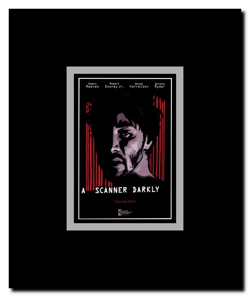A Scanner Darkly Framed Movie Poster