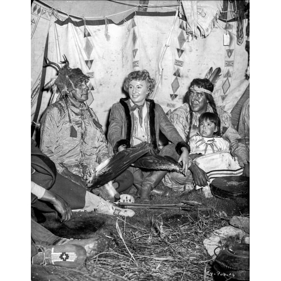 A Scene From Cattle Queen Of Montana Photo Print (24 x 30)