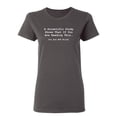 thumbnail image 1 of A Scientific Study Sarcastic Novelty Gift Idea Adult Humor Funny Women's Casual Tees, 1 of 3