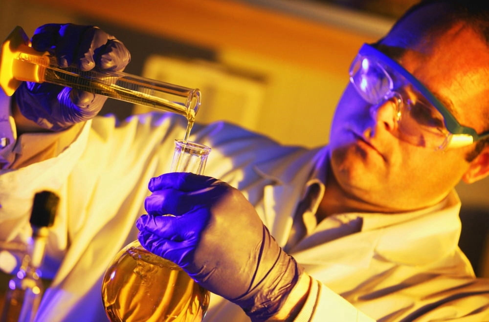 A Scientist In A Lab Canvas Art - Don Hammond Design Pics (17 x 11)