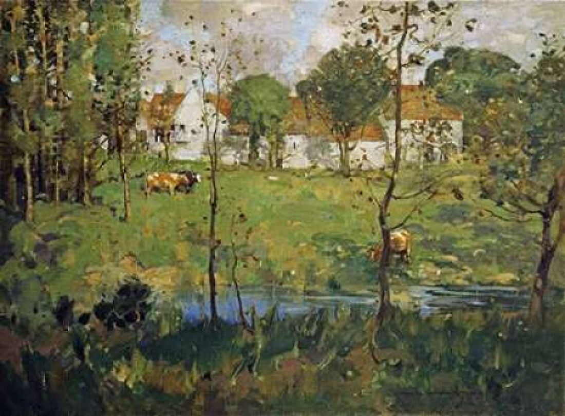 A Scottish Farm Canvas Art - James Whitelaw Hamilton (18 x 24)