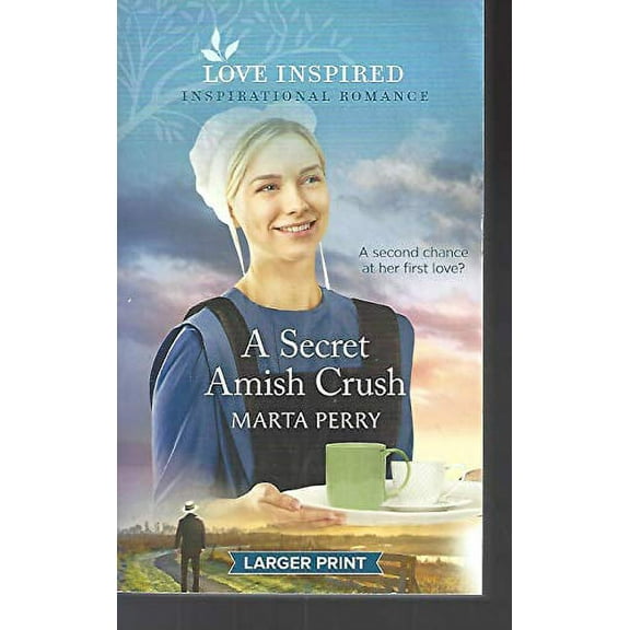 Pre-Owned A Secret Amish Crush (Love Inspired Large Print) Paperback