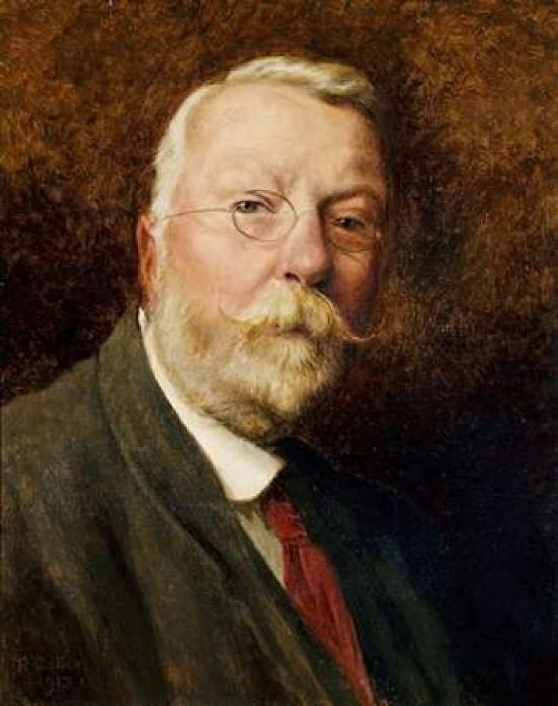 A Self Portrait Canvas Art - Robert Gallon (22 x 28)