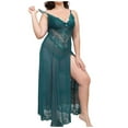 thumbnail image 1 of A Semi Transparent Backless Sexy Transparent Lace Long Dress Set For European And Women, 1 of 2
