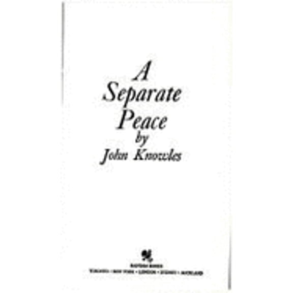 Pre-Owned A Separate Peace (Unknown) 0553250523 9780553250527