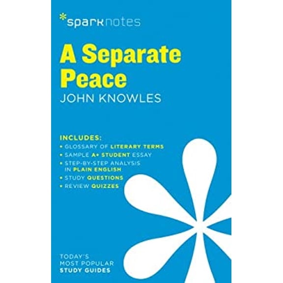 Pre-Owned A Separate Peace Sparknotes Literature Guide (Paperback) 1411469798 9781411469792