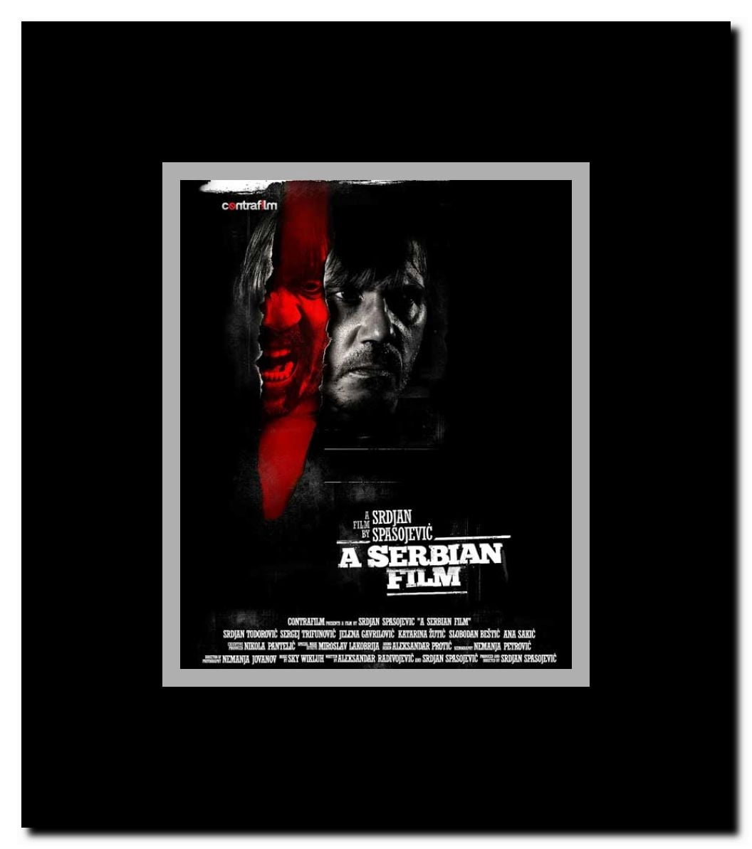 A Serbian Film Framed Movie Poster