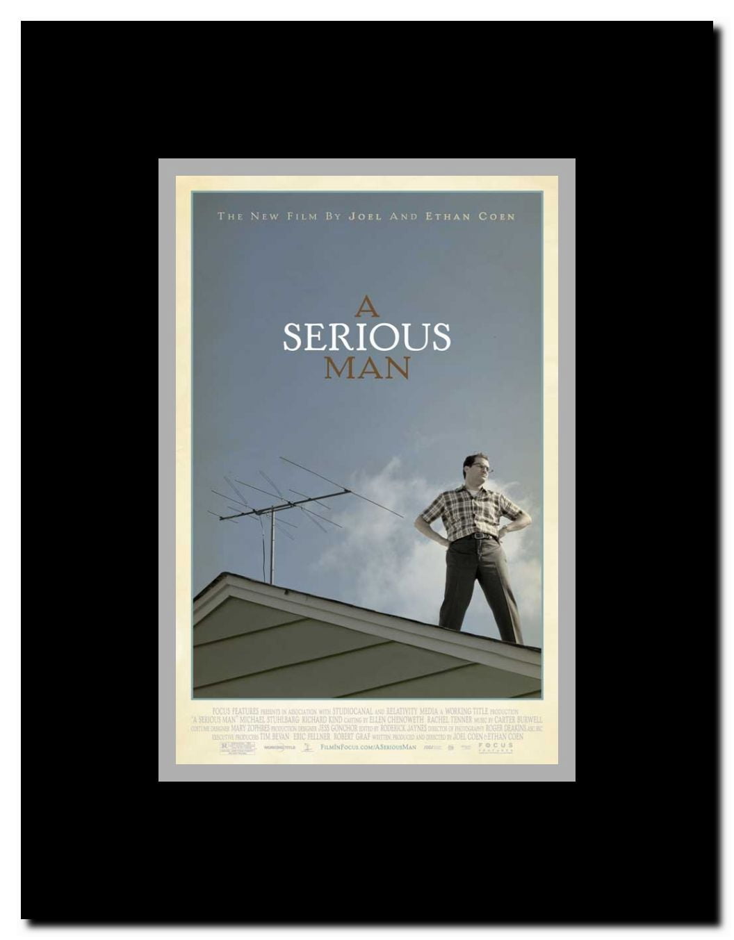 A Serious Man Framed Movie Poster