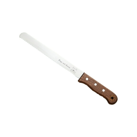 A Serrated Stainless Steel Bread Knife For Slicing Sandwiches And Cakes Fine Toothed Blade For Baking Needs