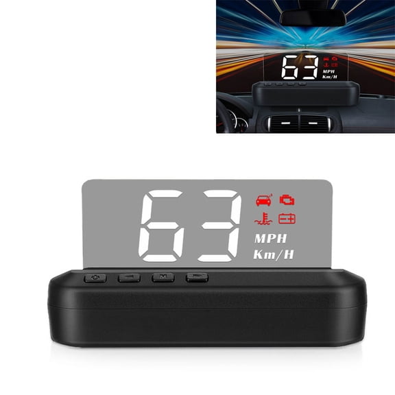 A Set HUD Display Adjustable Head-up Display Car Gauge for Head up Display Speedometer for Vehicles