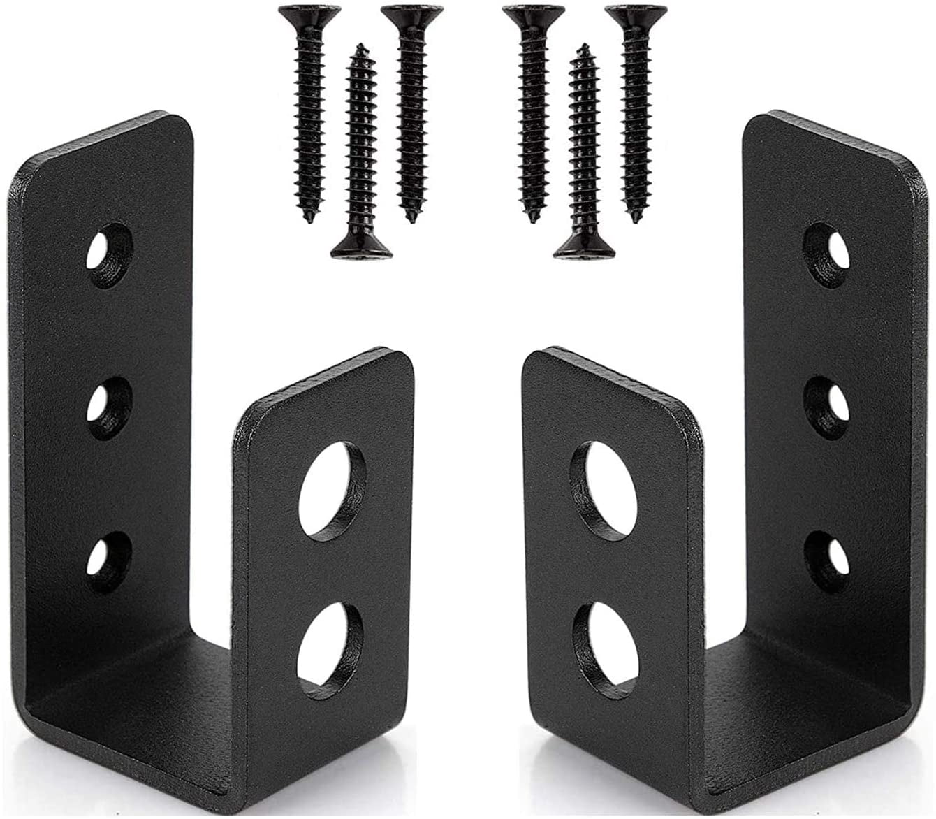 Safety Bracket A Set Of 2 Sturdy Steel Door Brackets For 2 X 4 Doors, U-Shaped Safety ...