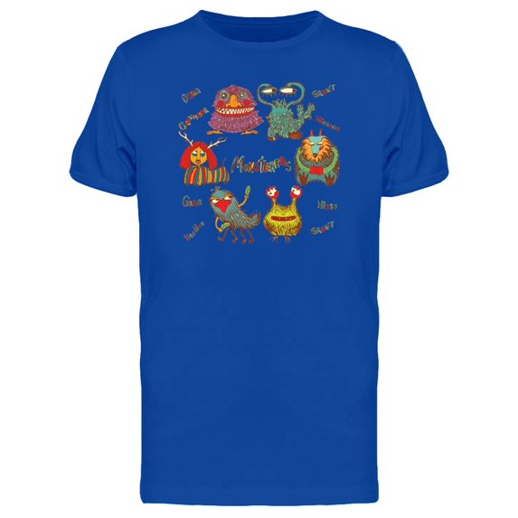 A Set Of Awesome Monsters Tee Men's -Image by Shutterstock