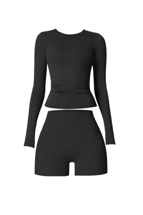 A Set Of Women's Gym Workouts Suitable For Yoga Exercises, Running, And Festivals Can Be Worn