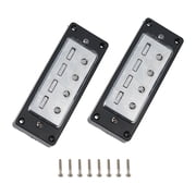A Set of 2 Pcs 4 string Bass Humbucker Pickups Neck& Bridge with Black Ring