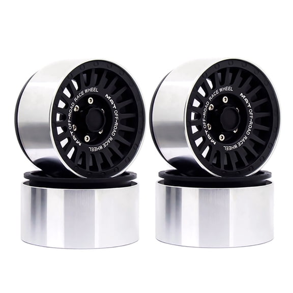 A Set of RC Crawler Car Wheel Rim Detachable Fine Car Parts for SCX10