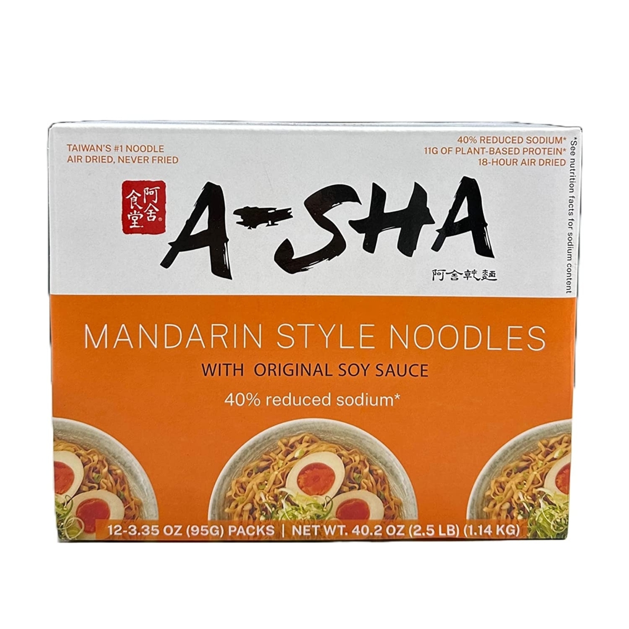 ASha Mandarin Style Noodle with Original Soy Sauce, 3.35 Ounce (Pack