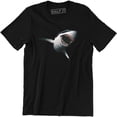 thumbnail image 1 of A Shark Attack Fish Scary Wild Sea Monster th Mens Aquatic Animals T-Shirt, 1 of 4
