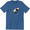 thumbnail image 1 of A Shark Attack Fish Scary Wild Sea Monster th Mens Aquatic Animals T-Shirt, 1 of 4