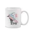 thumbnail image 1 of A Shark Surfer Mug  -Image by Shutterstock,, 1 of 4