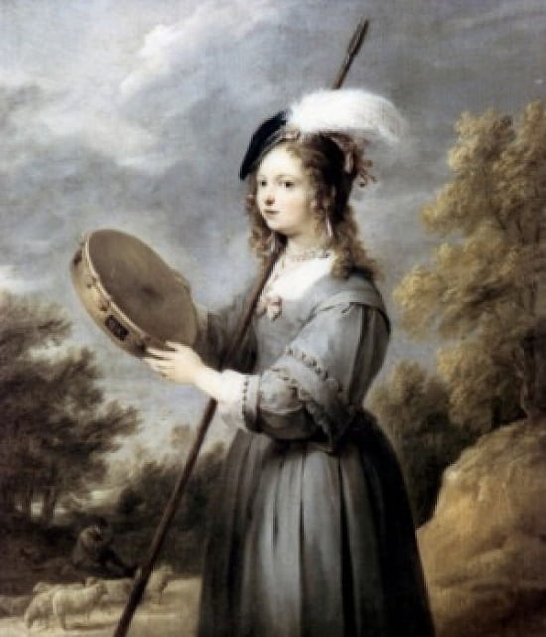 A Shepherdess by David II Teniers 1640-1650s 1610-1690 Canvas Art - David II Teniers (18 x 24)