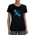 thumbnail image 1 of A Shiny Dragonfly Shaped T-Shirt Women -Image by Shutterstock, Female x-Large, 1 of 4