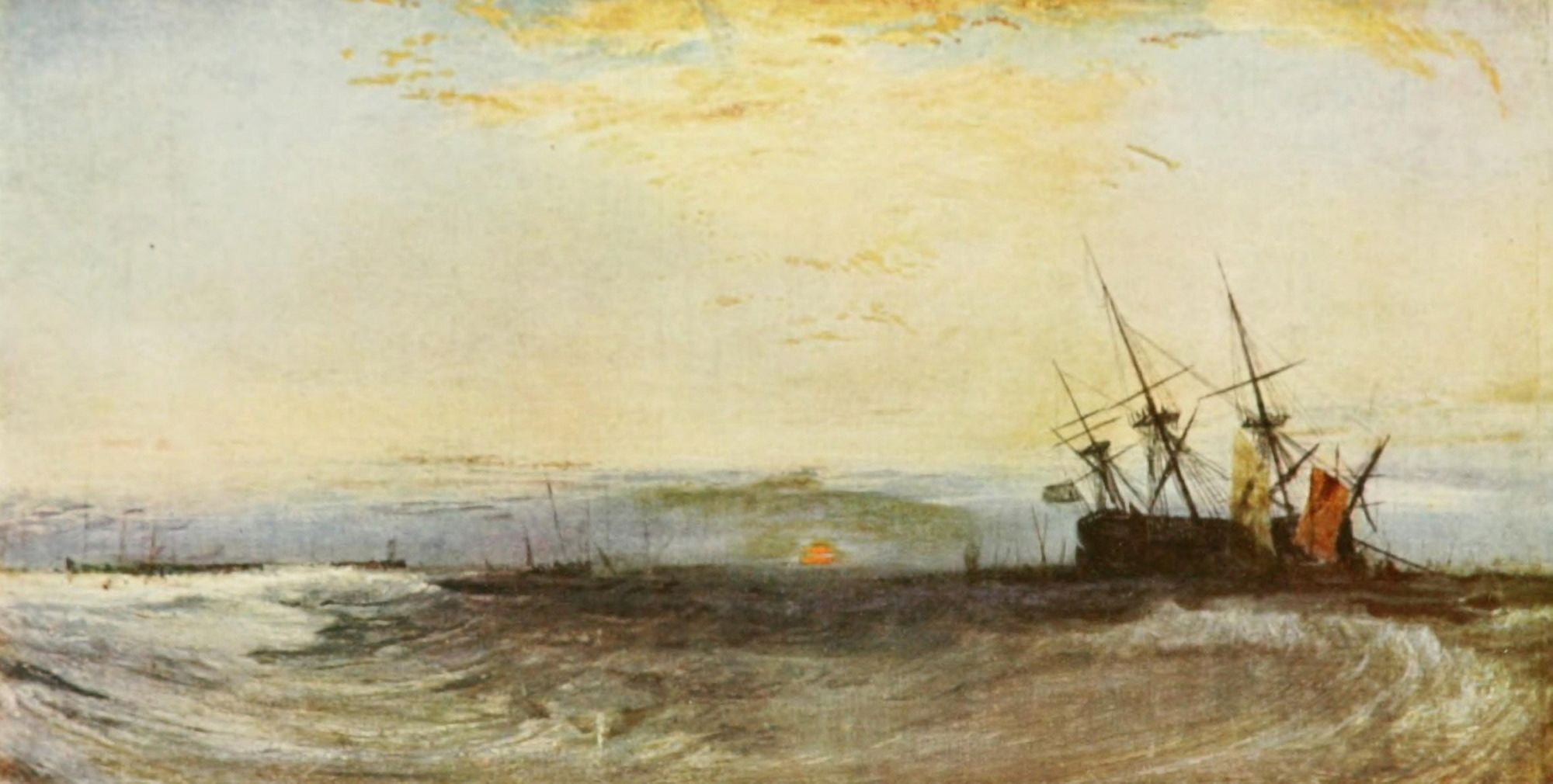 A Ship Aground Turner 1907 Canvas Art - JMW Turner (18 x 24)