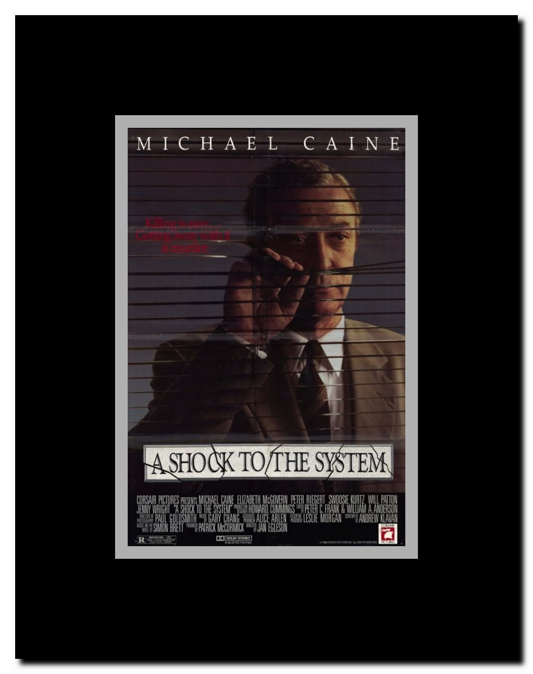 A Shock to the System Framed Movie Poster