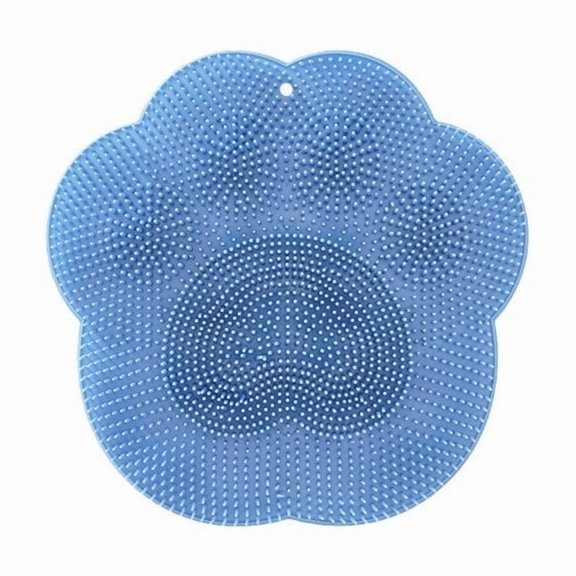 A Shower Back Brush With Suction Cup Bath Massage Pad For Body Cleaning Exfoliation Elbows Buttocks Foot Scrubber Tool Home Use