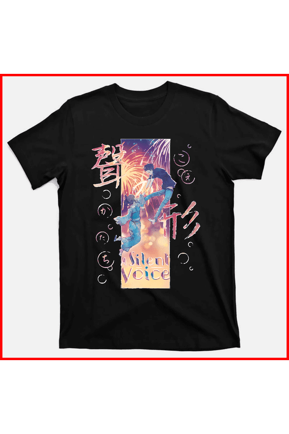 A Silent Voice Koe No Katachi Japanese Anime Film Artistic Fan Unisex T-Shirt V50194, up to Size 5XL