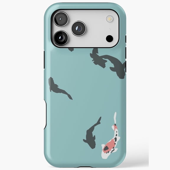 A Silent Voice Koi Fish Art iPhone Case 17 16 15 14 13 12 11 Pro Max up to size 5XL