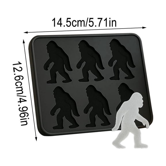 A Silicone Ice Cube Tray Large Compartments Giant Ice Lattice Mold Flexible Freezer Bpa-Free