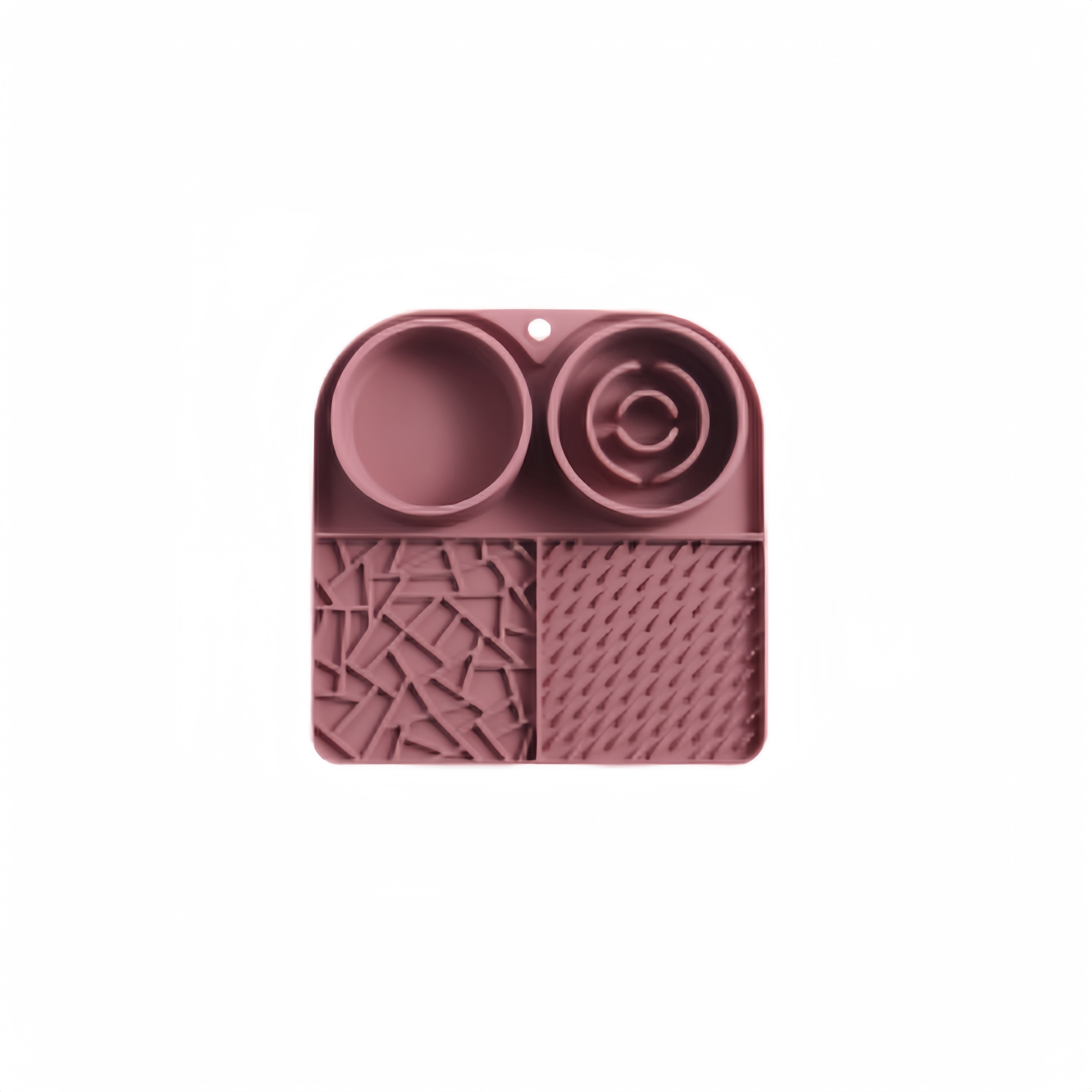 A Silicone Slow Feeder, a Multifunctional Slow Food Bowl for Food And Water, Portable Non-Slip Bowls for Cats And Dogs