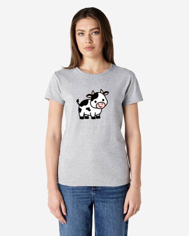 A Simple And Classic Black And White Drawing Of A Cow Unisex T Shirt A Simple And Classic Black And White Drawing Of A Cow Unisex T Shirt