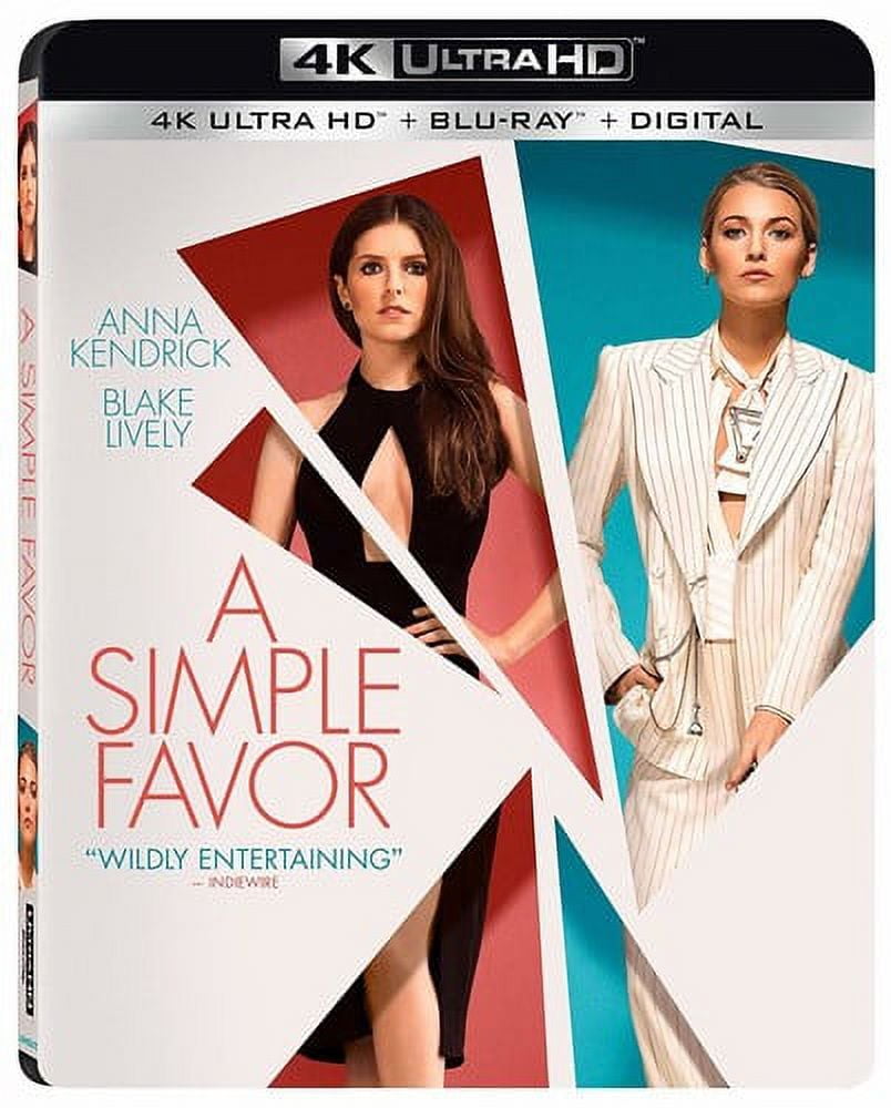 LIONSGATE HOME ENTERTAINMENT A Simple Favor (4K Ultra HD + Blu-ray)