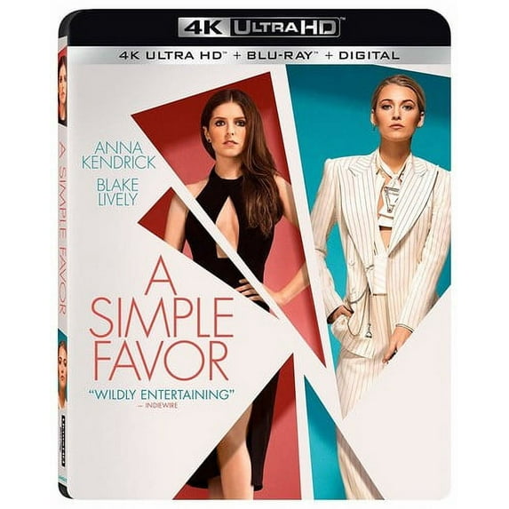 A Simple Favor (4K Ultra HD + Blu-ray)